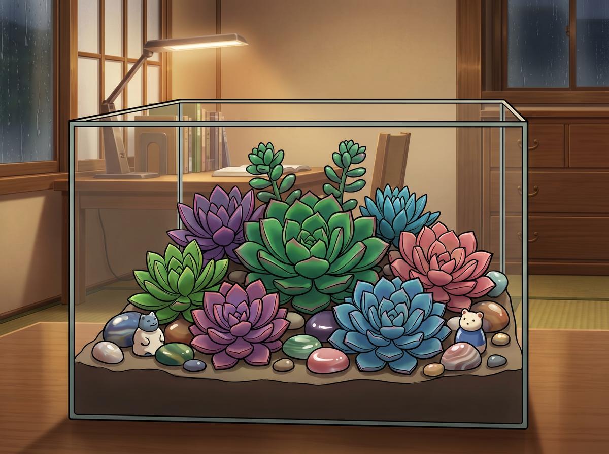 小小绘视频-多肉植物创意组合视频演示